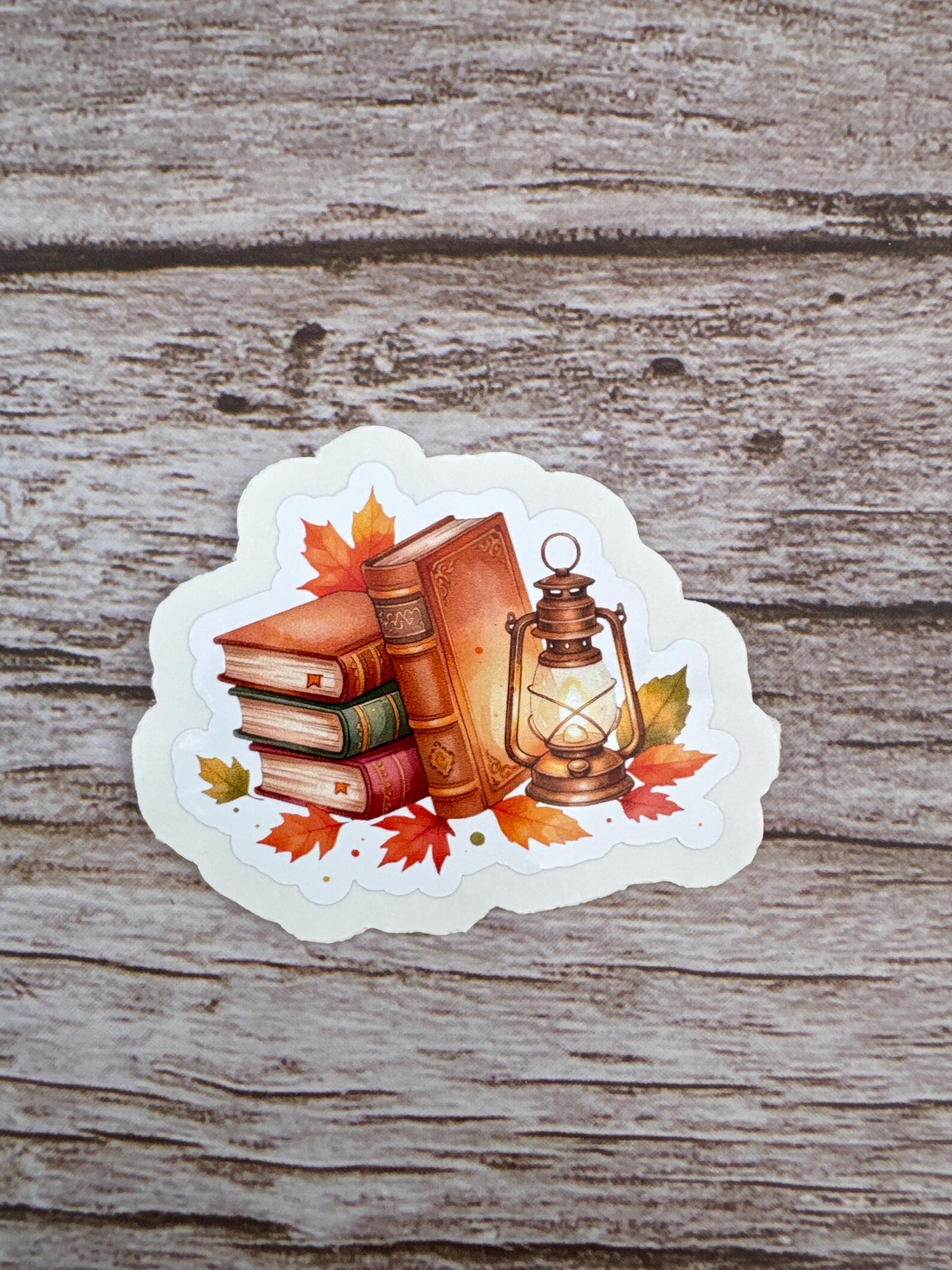 Anime Herbst Sticker Bundle (Die-Cut) – 3 Motive, je 10 cm, wasserfest, 3 cm Peel-Rand